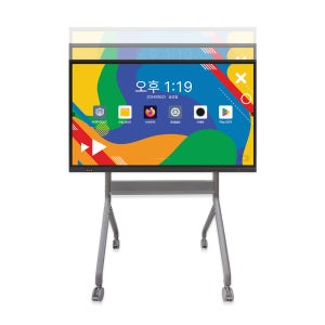 65~75인치 이하 TV, 모니터 높낮이 조절 이동형 전동 스탠드 거치대 / SOT-67