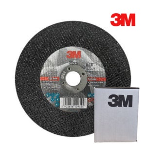 3M 실버 절단석 51791 컷팅석 그라인더날 125mm 50개, 1개