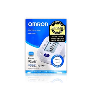 오므론 자동 팔뚝형 혈압계 HEM-7144T1 블루투스 혈압 측정기 커프