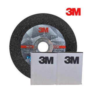 3M 실버 절단석 53070 컷팅석 105mm 그라인더날 100개, 1개