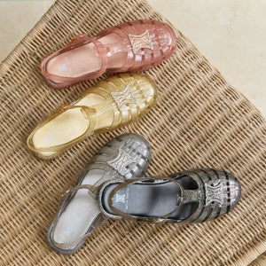 [BEST] 델라스텔라 여성 말랑푹신 글로우 젤리샌들 레인슈즈 장마신발 방수 4종택1