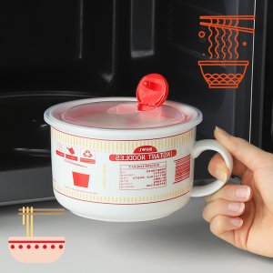 전자렌지전용용기 전자렌지라면기 그릇 라면 도자기