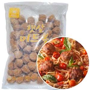 햇살식품 미트볼 1kg 냉동 도시락반찬 업소용 급식용