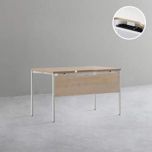 데스커 하부가림판 책상 2.0 1200x700mm, 메이플