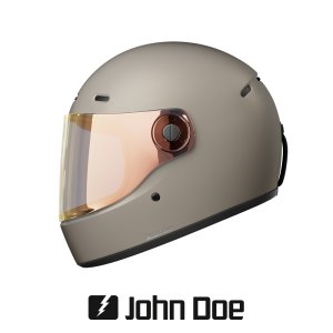존도 JD/ONE Helmet Frozen Titanium JH1002 클래식 오토바이 풀페이스 헬멧
