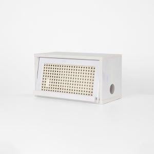 벤탄 전선 정리함 NFM2240RT 400x200x220mm, 1단, 화이트파인베니어 5115.1948