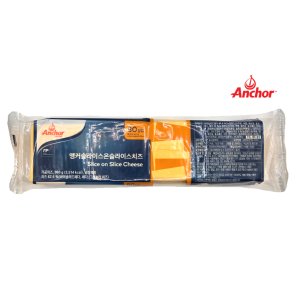 앵커 체다 슬라이스 치즈 80매 960g