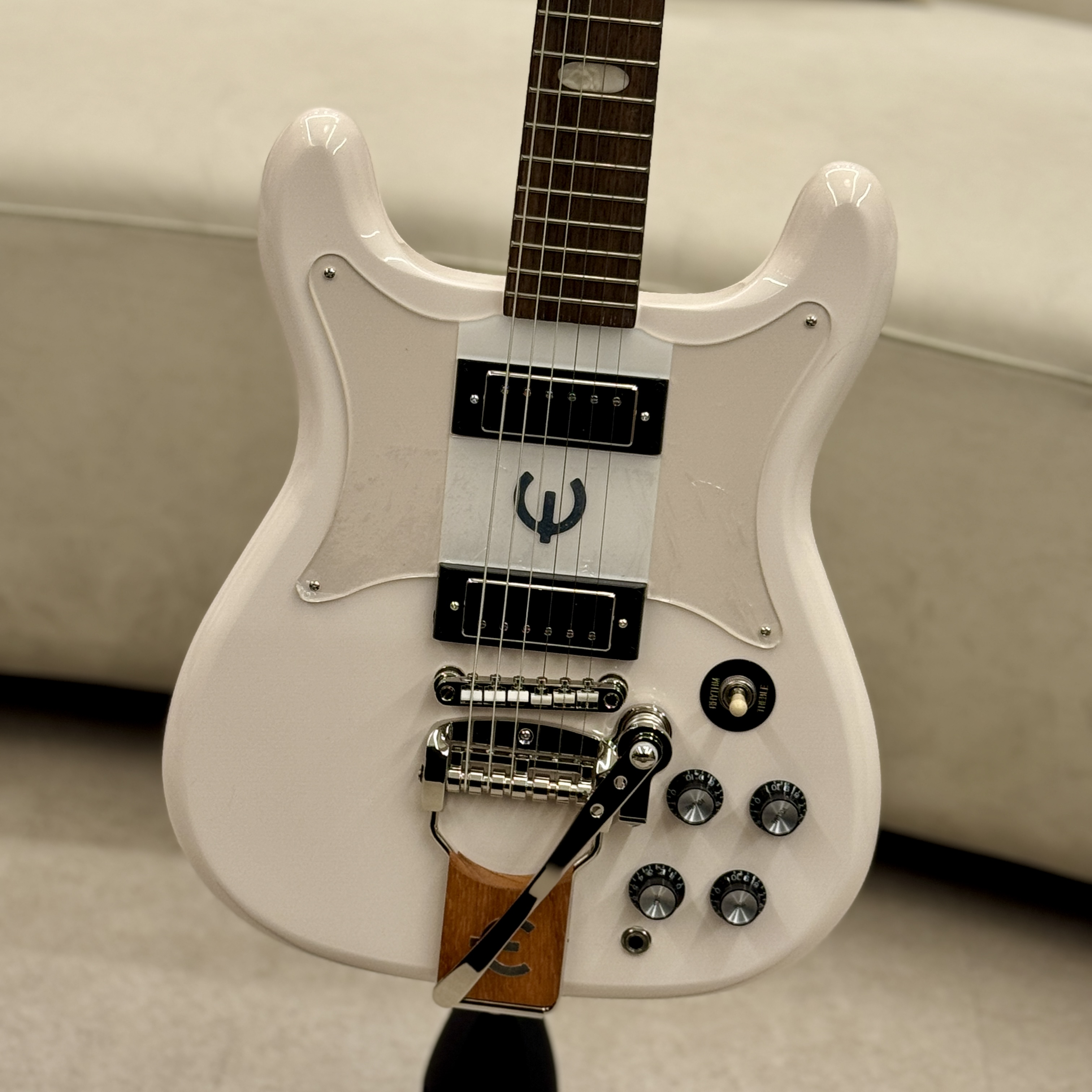Custom 에피폰 Crestwood Custom Polaris White