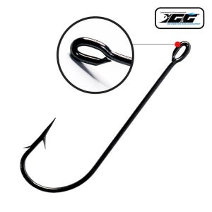 심해갈치바늘 외쌍미늘(Big) G-027H (100개입) 고리형 선상 낚시 자작 채비 소품