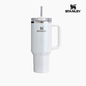 스탠리 퀜처 H2.0 플로우 스테이트 텀블러 1.18L, 펄 화이트