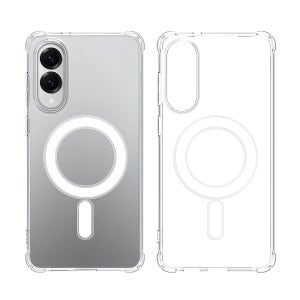 1+1 맥세이프 방탄 범퍼 투명 케이스 클리어, 갤럭시S25 엣지