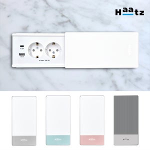하츠 고속무선충전 USB C타입 매립형 싱크대 아일랜드 식탁 콘센트 MC-S1801QWD