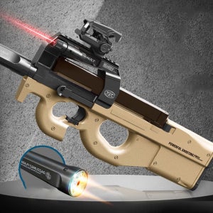 lehui 러후이 p90 젤리탄 전동건 발광소음기 블로우백 p90 샌드