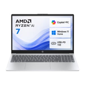 HP 옴니북 15-fn0019AU AI 7 350 16GB 50TOPS 윈도우탑재 노트북