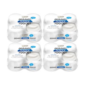 상하목장 유기농그릭 무가당플레인 80g 16개