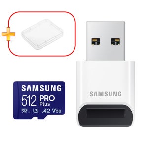 삼성 마이크로 SD카드 오즈모 인스타360 메모리카드 PRO PLUS 512GB 리더기