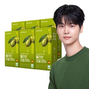 뉴트리원 유기농 데일리 엑스트라버진 올리브 오일 100% 스틱 올리브유 6박스 총 84포