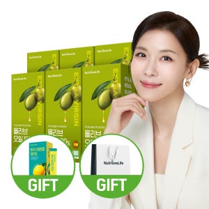 뉴트리원 유기농 데일리 엑스트라버진 올리브 오일 100% 스틱 올리브유 6박스 총 84포