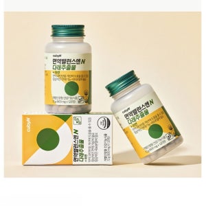 큐비앤 면역밸런스엔 다래추출물 식물성 고함량 영양 보충 600mg x 120정