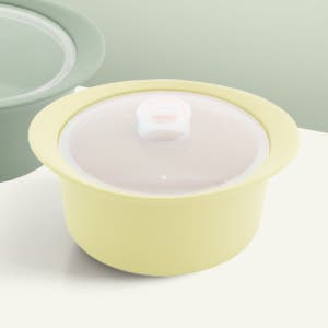 홈하우스 국산 실리콘 냄비 전자레인지 야채 만두 라면용기 그릇 계란찜 용기 찜기 800ml