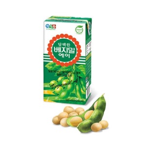 담백한 정식품 담백한 베지밀 A 두유 190ml, 72개