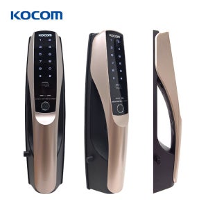 코콤 무타공 현관문 바로잠김 디지털 지문인식 도어락 현관 번호키 교체 KDL-HP800F