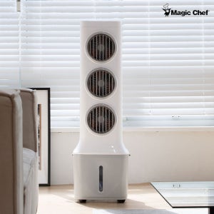 매직쉐프 대용량 냉풍기 3구 얼음선풍기 에어쿨러 냉방기 이동식 업소용 가정용