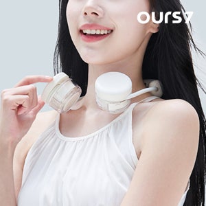 아워스7 넥풍기 목 BLDC 쿨링 프레즐 휴대용 냉각 넥밴드 선풍기 OFN2A1