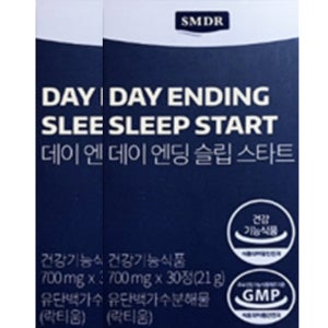SMDR 데이 엔딩 슬립 스타트 700mg x 30정 x 2박스 2개월분