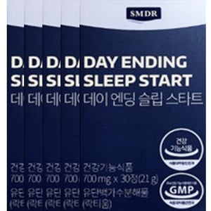 SMDR 데이 엔딩 슬립 스타트 700mg x 30정 x 5박스 5개월분
