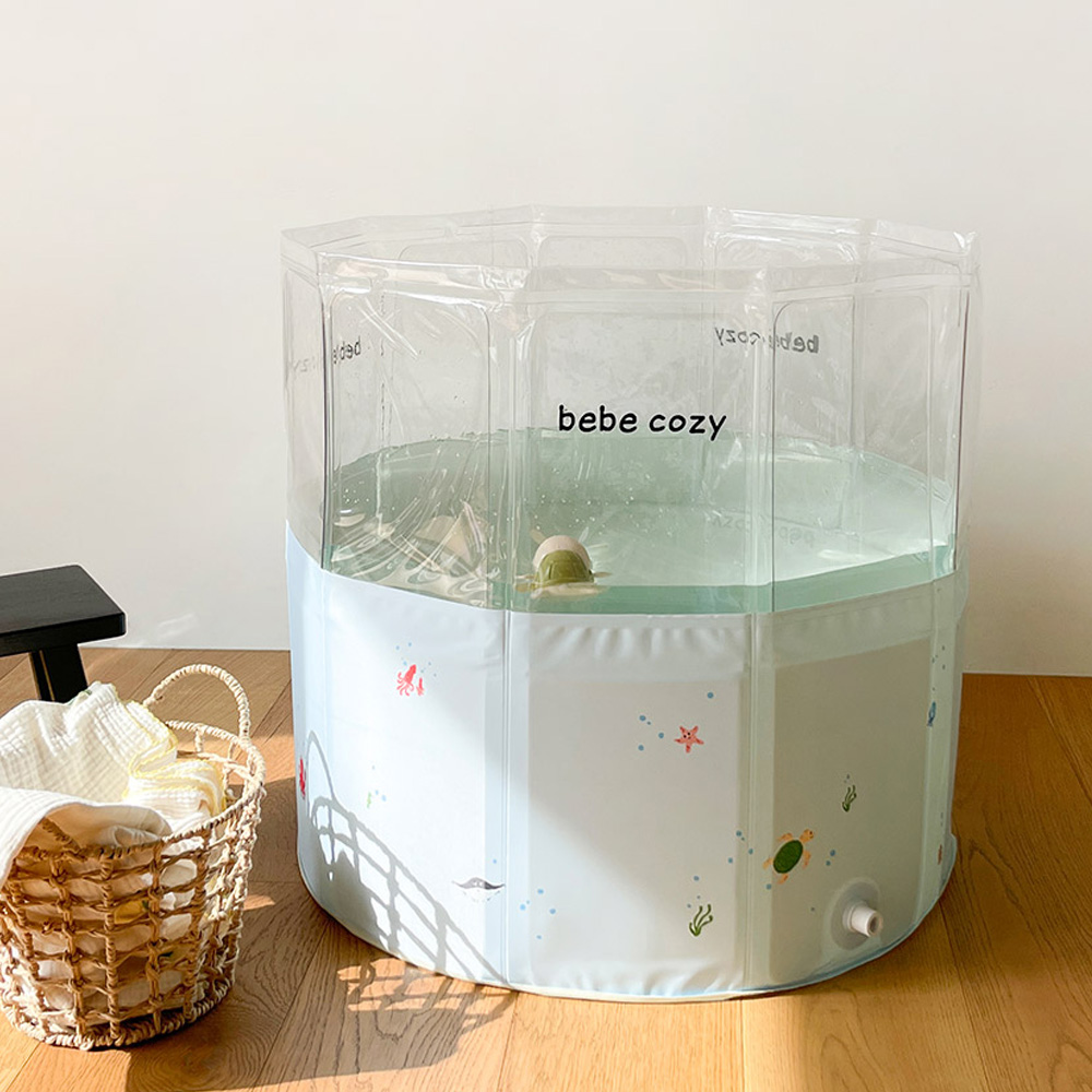 베베코지 신생아 아기 수영장 접이식 물놀이 볼풀장 플레이매트 베이비 수영장