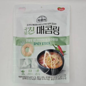 동원 하루미 국물의신 매콤링 80g x 20개