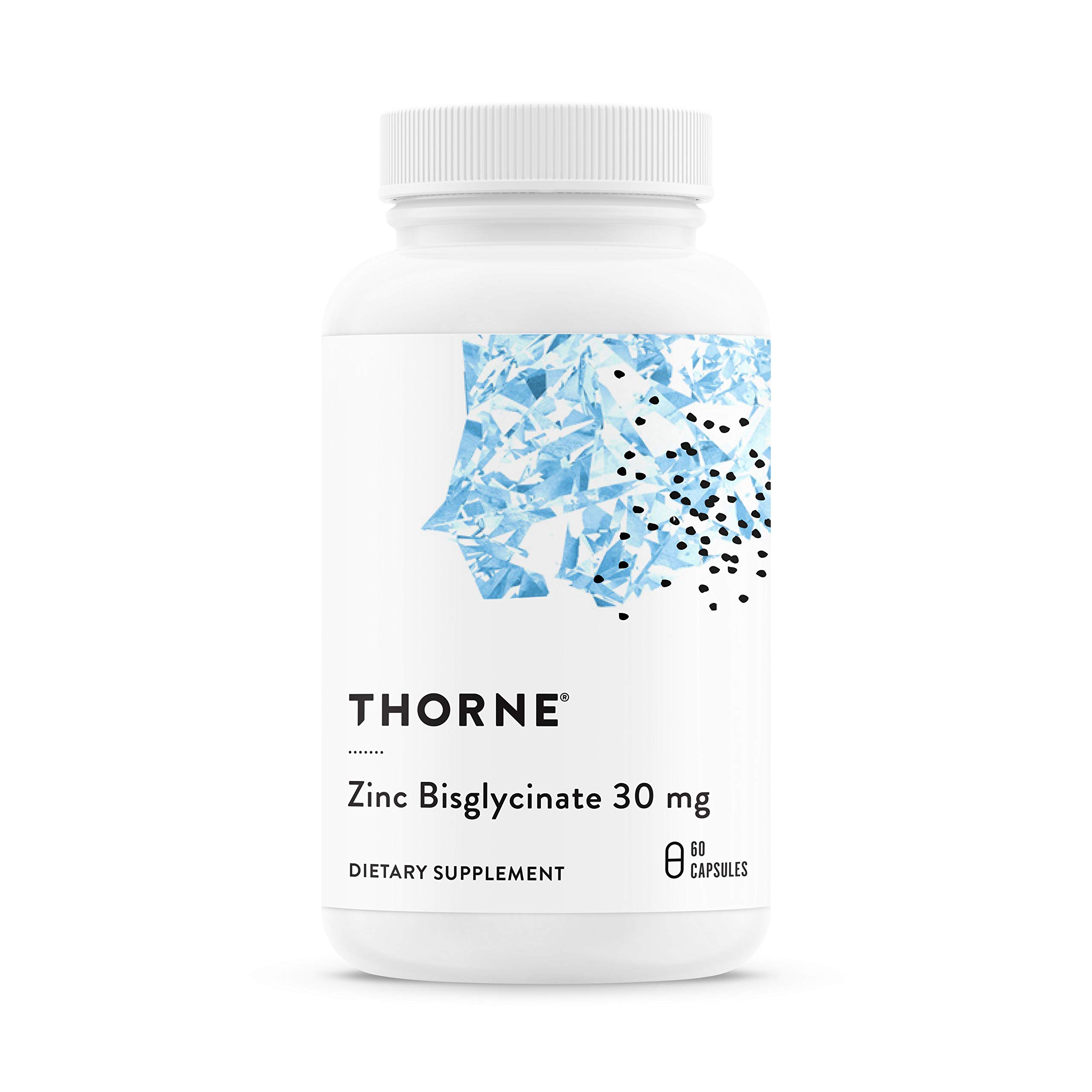 Thorne 쏜 아연 <b>비스글리시네이트 30mg</b> 60캡슐 Zinc Bisglycinate