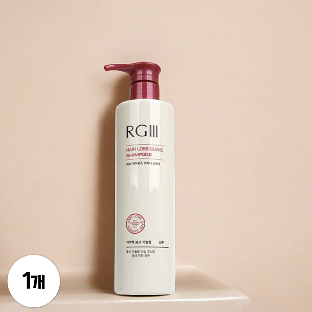 꽃을든남자 RG3 탈모 샴푸 <b>레드진생</b>스칼프 520ml 1개