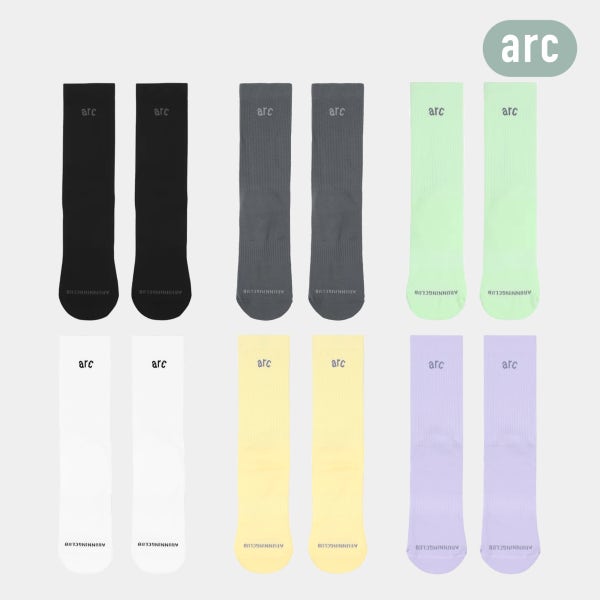 ARC 양말 런 크루 러닝 삭스 마라톤 트레일 테니스 운동 쿠션양말