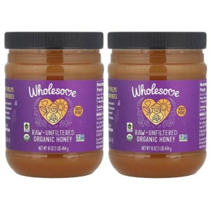 홀썸 유기농 생꿀 Wholesome Sweeteners 2병 세트