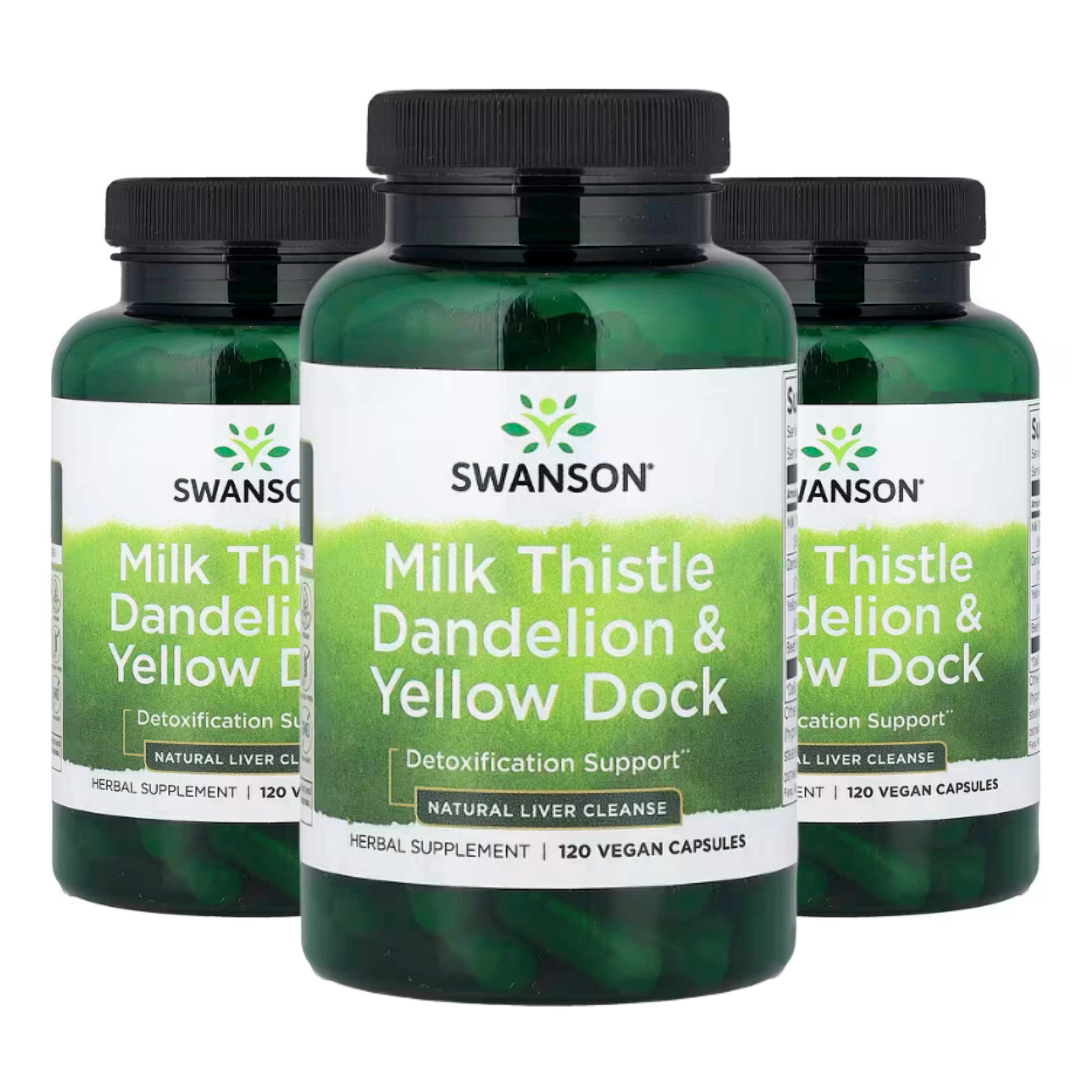 [2+1] <b>밀크씨슬 단델리온</b> 옐로우 독 120캡슐 Swanson 밀크시슬 실리마린