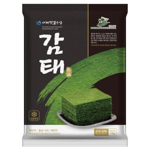 [감태와김] 서산 태안 명품감태(감태김, 구운감태) 6매 10봉지