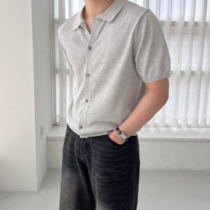 남자반팔가디건 남자여름가디건