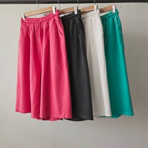 2154 쿤페 면 100 피그먼트 워싱 밴딩 5부 버뮤다 반 바지 팬츠