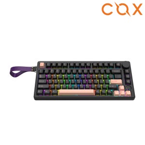 COX CQK81 VIA 유선 무선 게이밍 기계식 키보드 Carda 조약돌축