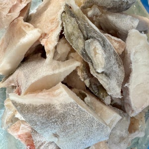 어부백서 대구목살 뽈살 가마 손질 절단 흑막 지느러미제거 4kg 업소용 뽈찜/ 구이/ 탕