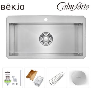 백조씽크 리폼사각씽크볼 깜뽀르테9835 Calmforte 3.5T/엠보코팅/인셋