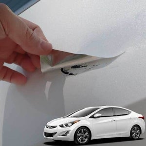 아반떼MD N5S 하이퍼실버 자동차 기스보수 스티커 긁힘 커버