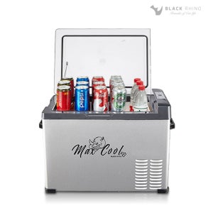맥스쿨 차량용 냉동냉장고 40ℓ 차량냉장고 캠핑냉장고 어댑터포함 낚시