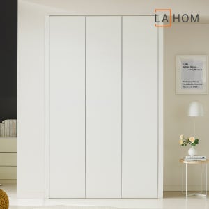 라홈 로라 무몰딩 붙박이장 작은방 여닫이 푸쉬타입 150cm