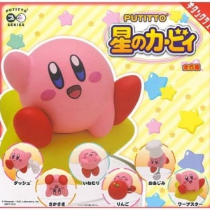 커비 가챠 PUTITTO 푸티토 별의 커비 컵 위의 피규어 6종 (랜덤발송)