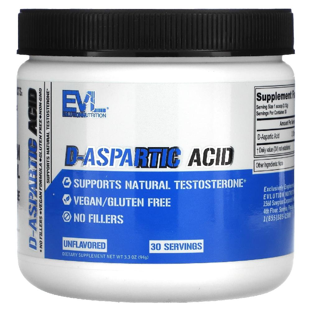 이블루션뉴트리션 <b>D</b> <b>아스파르트산</b> <b>D</b> Aspartic Acid 무향 94g