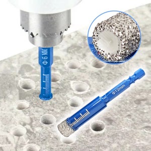 다이아몬드 융착코어비트 코아 비트 DHP 5mm 타일 홀쏘 천공 대리석 유리 세라믹