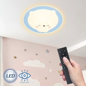 화이트래빗 LED 키즈 방등 / 오스람LED 색온도변환 플리커프리 캐릭터방등